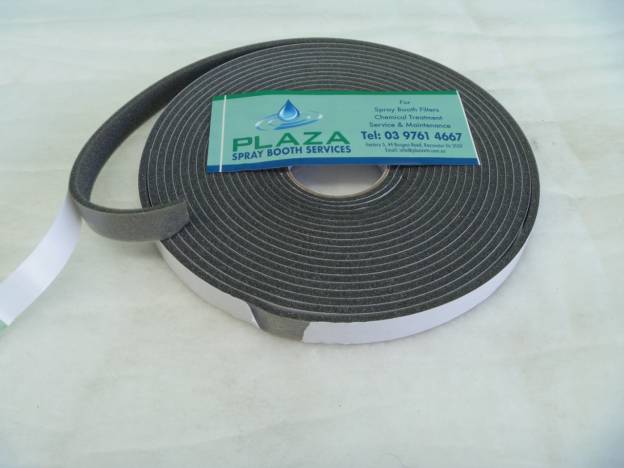 Adhesive Felt Door Seal 24mm W x 6mm H x 12m L Roll